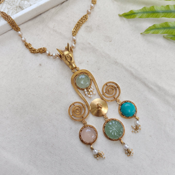 Veda Naga Silver Necklace