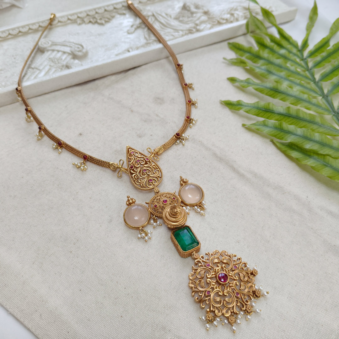 Veda Naga Silver Necklace