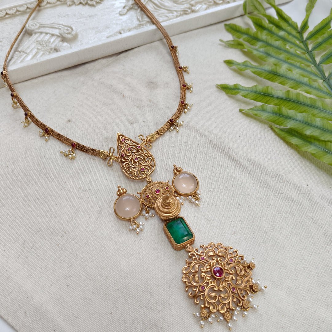 Veda Naga Silver Necklace