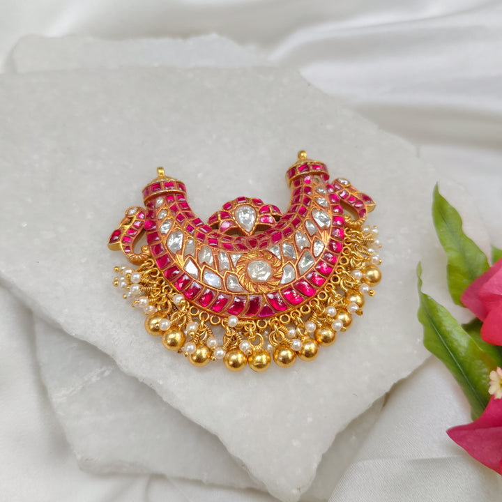 Crescent Pearl Pendant