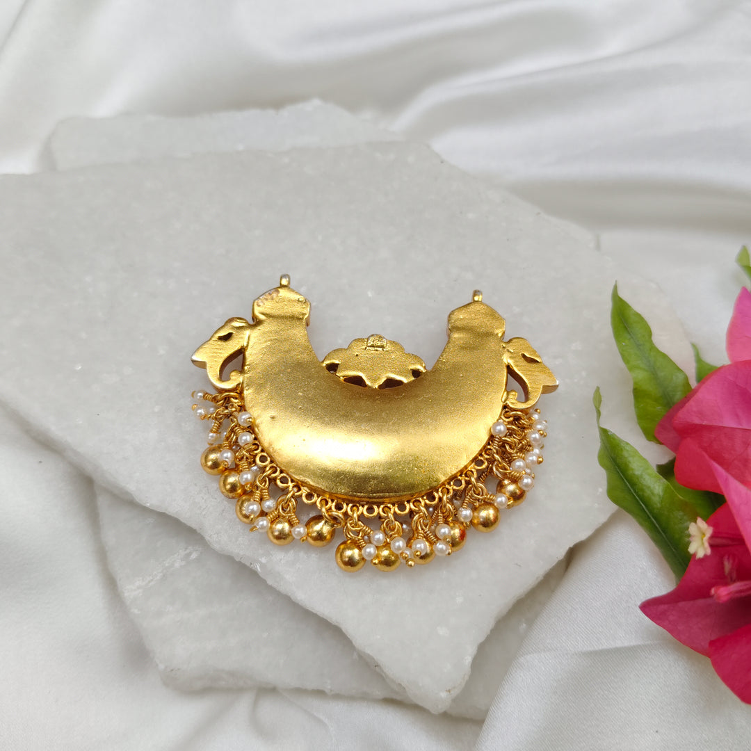 Crescent Pearl Pendant