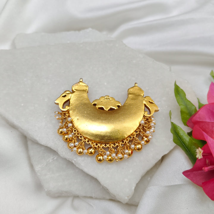 Crescent Pearl Pendant