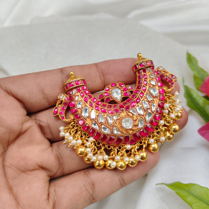 Crescent Pearl Pendant