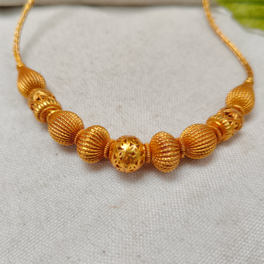 Silver Beaded Necklace