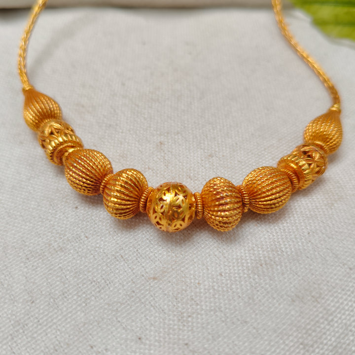 Silver Beaded Necklace