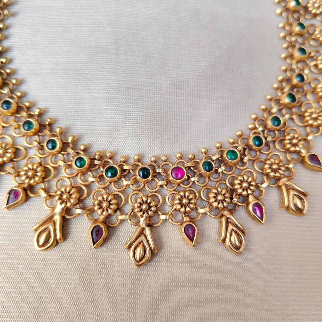 Kempu Mayuri Necklace