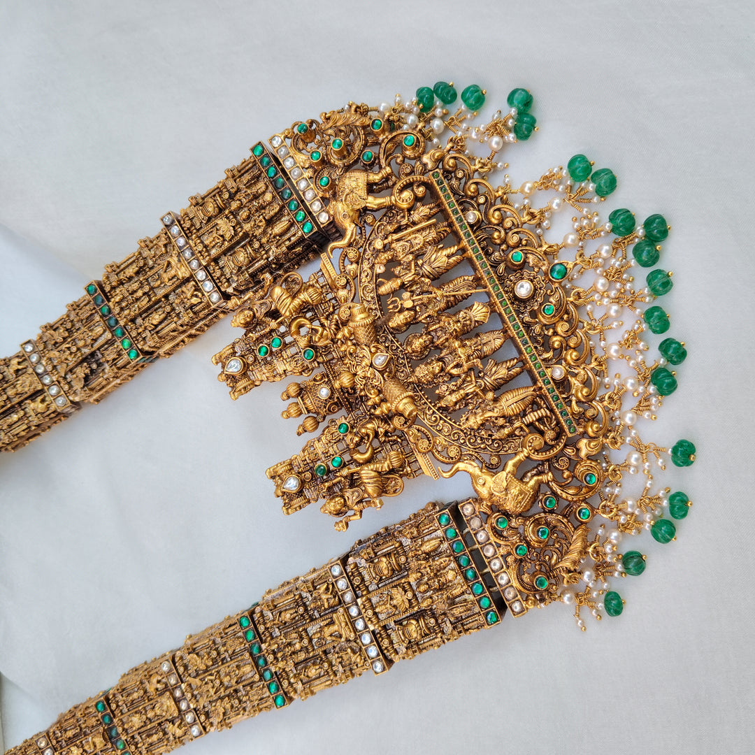 Divya Temple Gajamala Necklace