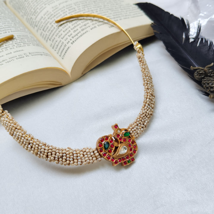 Peacock Pearl Necklace