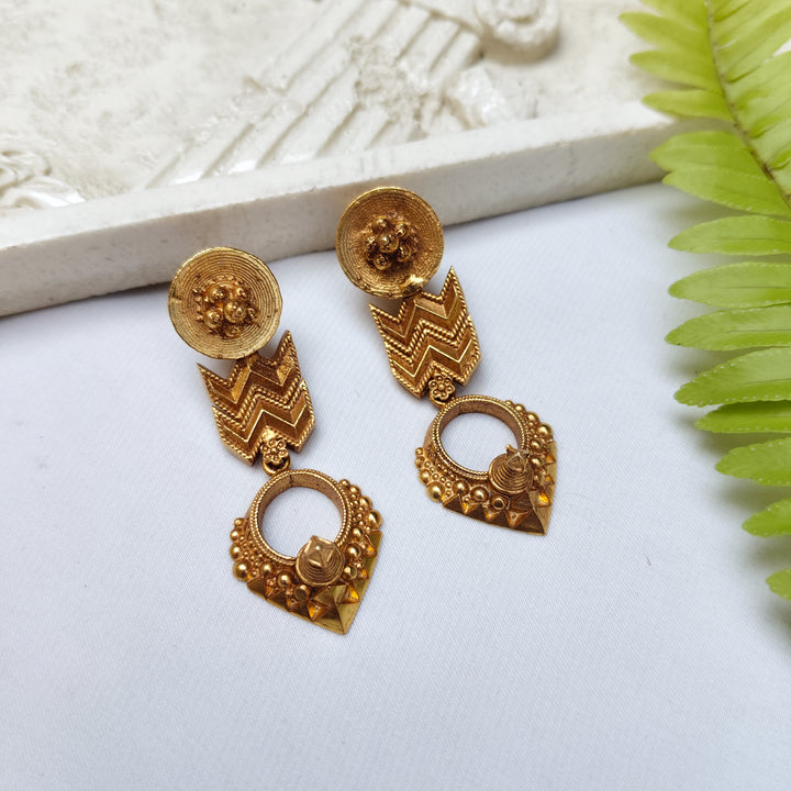 Mokshita Silver Earrings