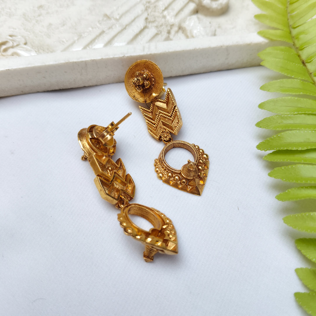 Mokshita Silver Earrings