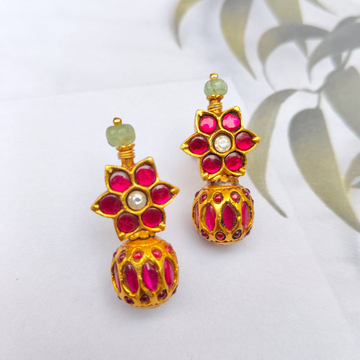 Diya Silver Earrings