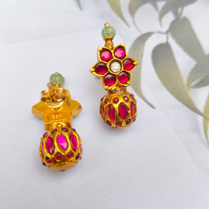 Diya Silver Earrings