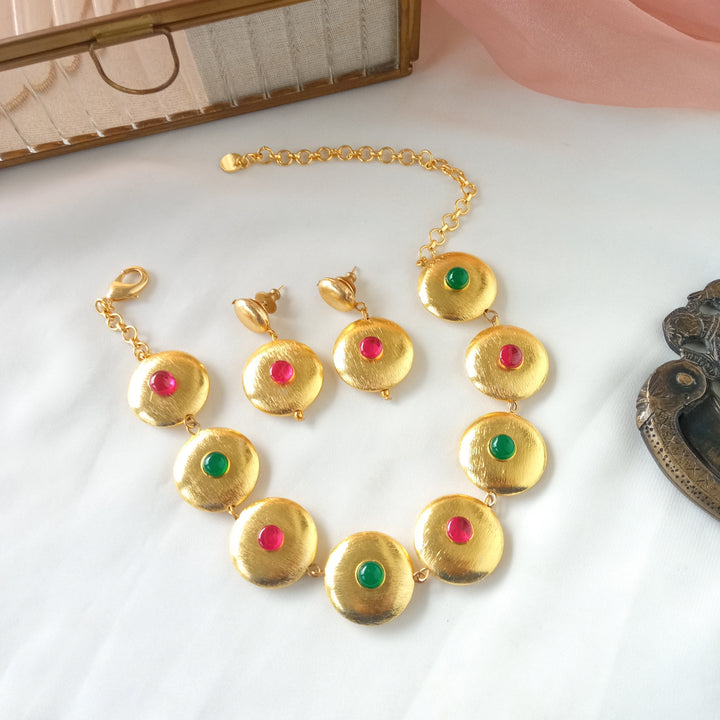 Chandni Brass Necklace