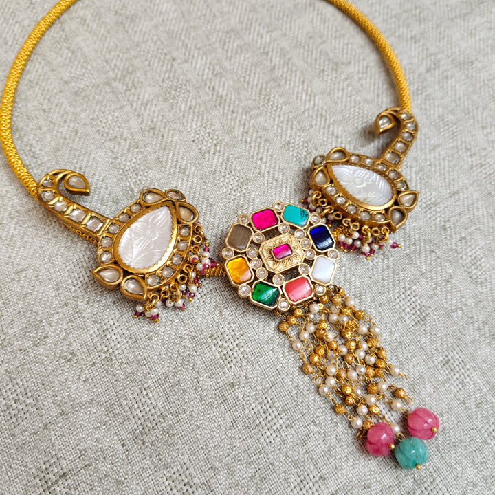Anvika Brass Necklace