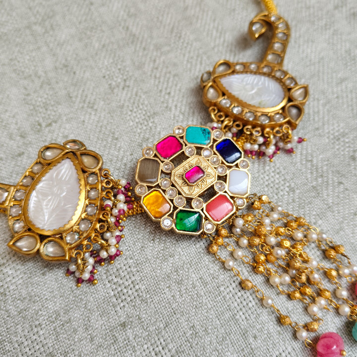 Anvika Brass Necklace