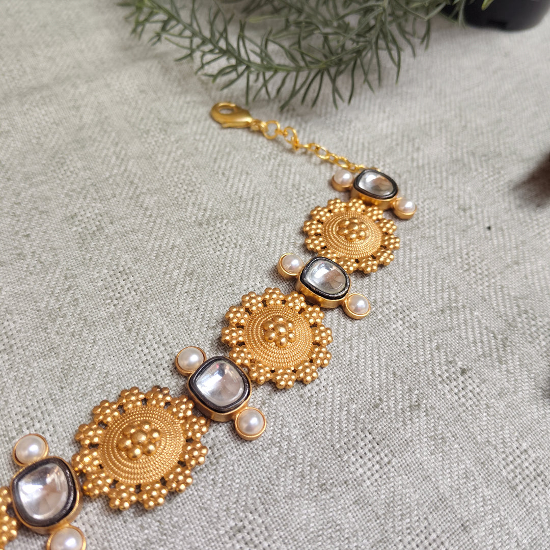 Kavya Brass Necklace Set