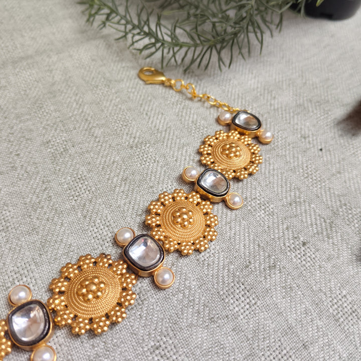 Kavya Brass Necklace Set