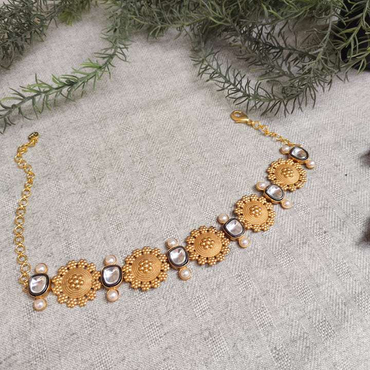 Kavya Brass Necklace Set