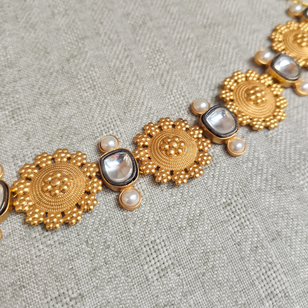 Kavya Brass Necklace Set