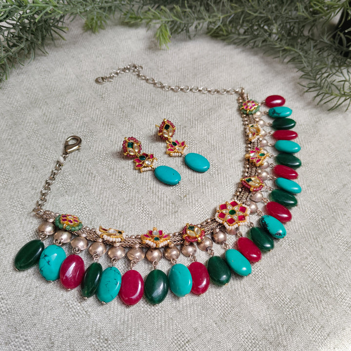 Kajal Brass Necklace