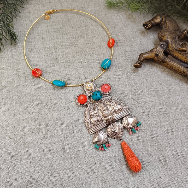 Rajkumari Brass Necklace