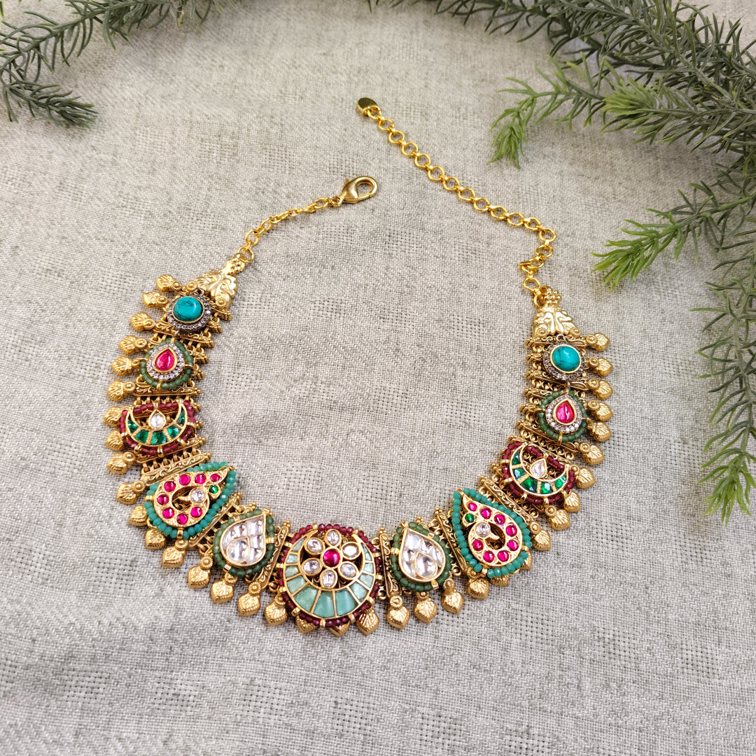 Aarohi Brass Necklace