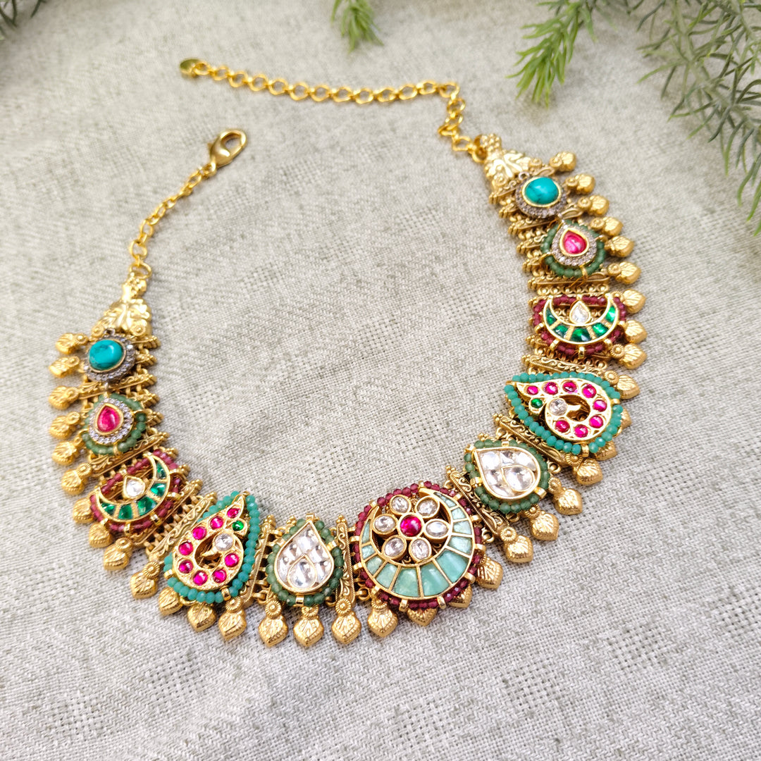 Aarohi Brass Necklace