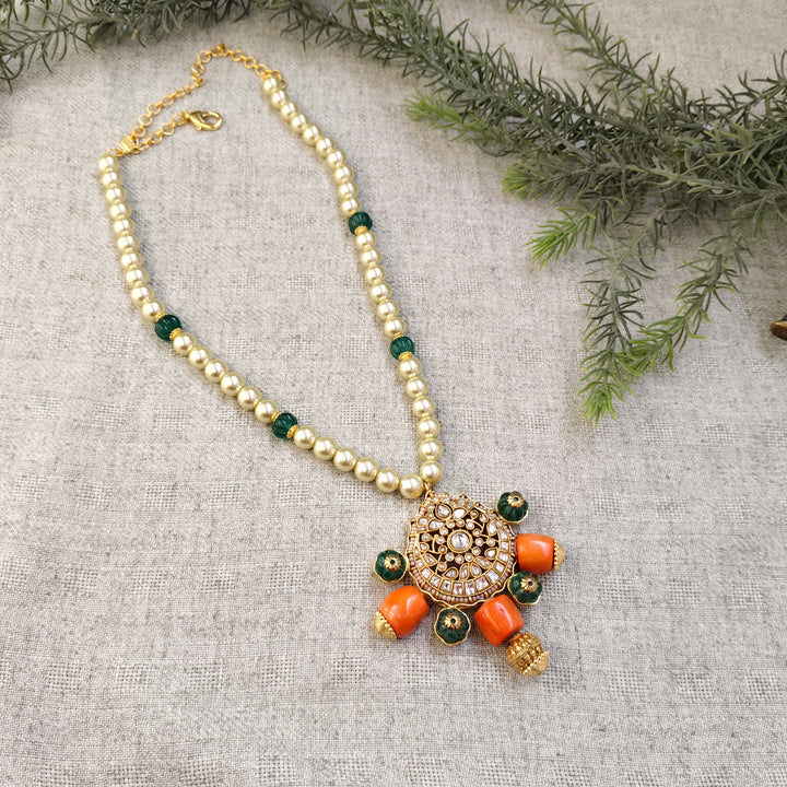 Devika Brass Necklace