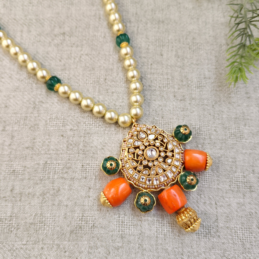 Devika Brass Necklace