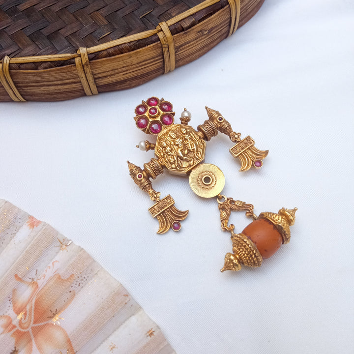 Aaryika Silver Pendent