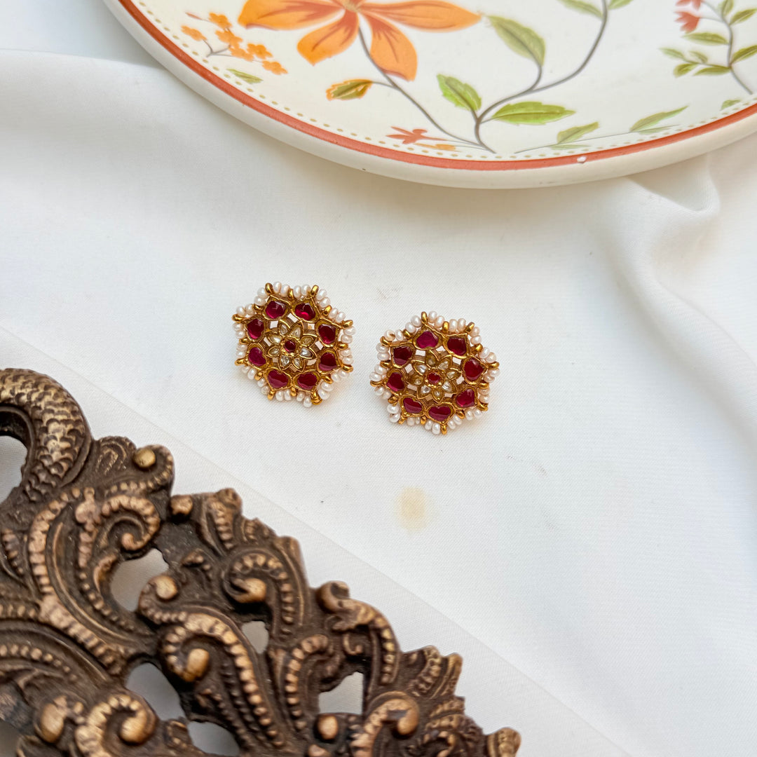 Sitara Silver Earrings