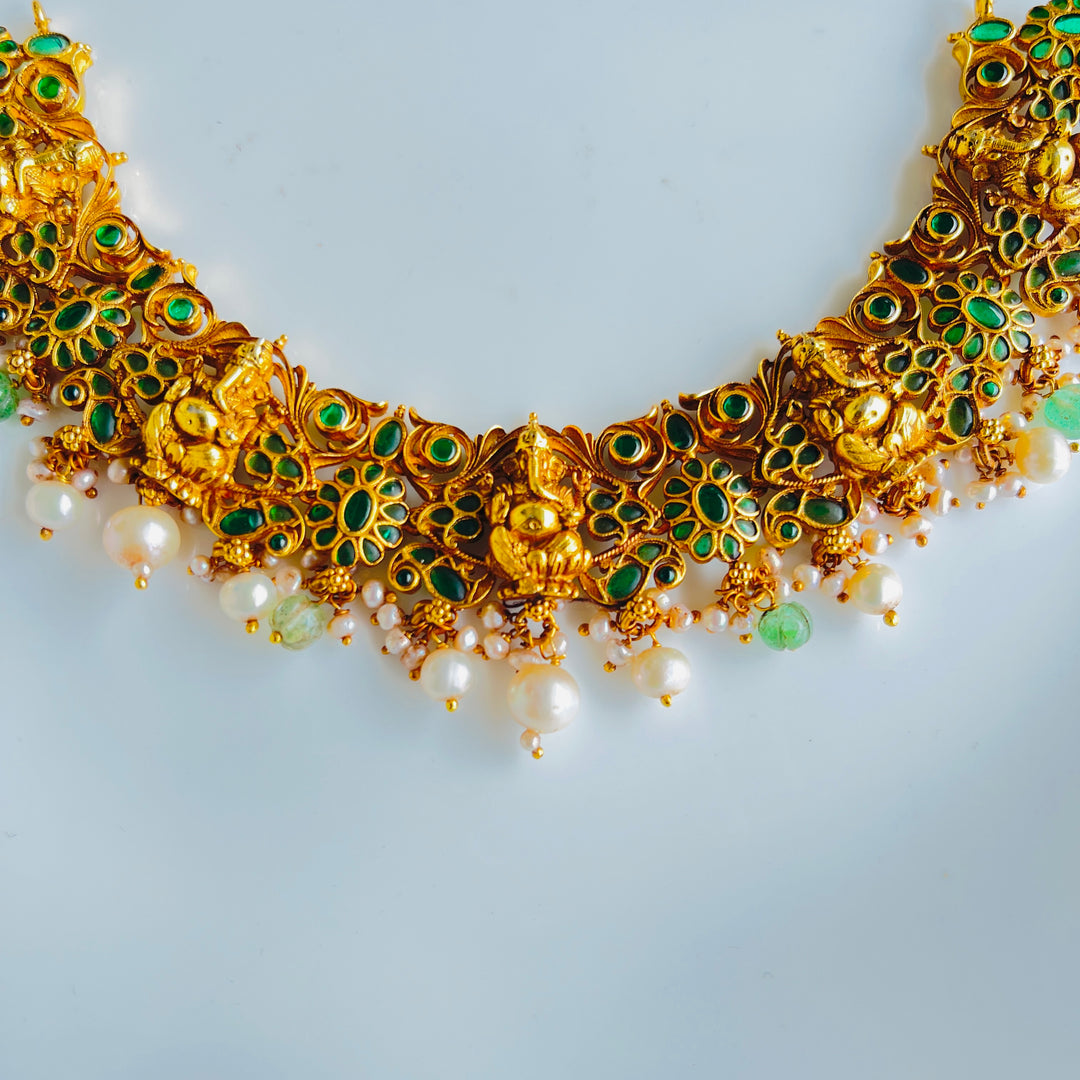 Sitara Shine Silver Necklace