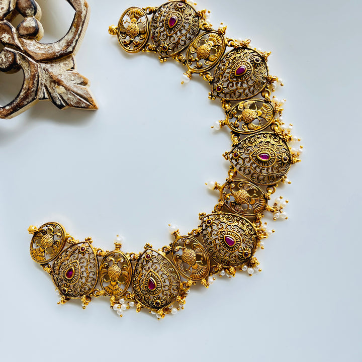 Chandrika Glow Silver Necklace