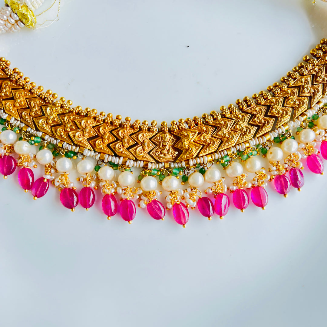 Noor Elegance Silver Necklacee