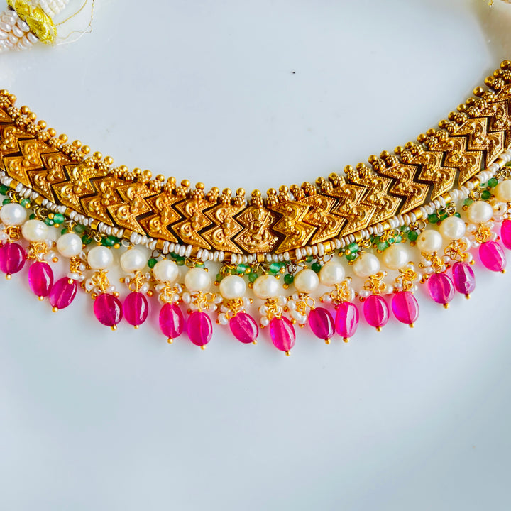 Noor Elegance Silver Necklacee