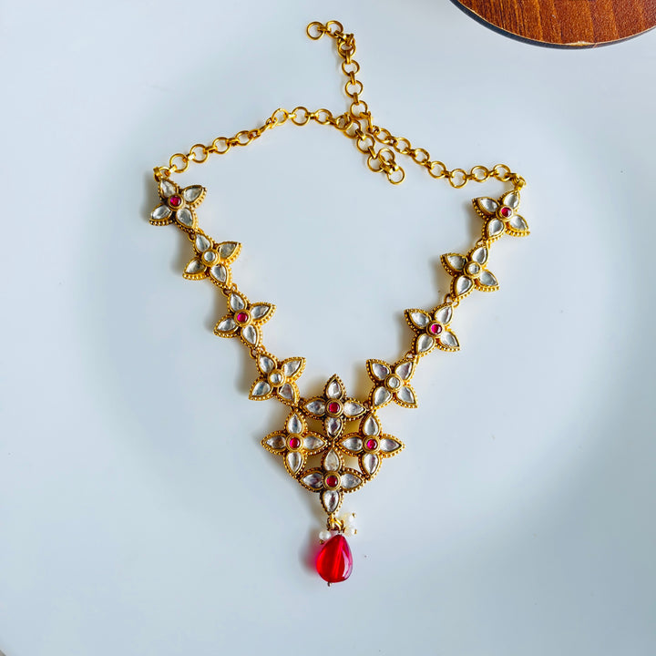 Tejasvi Lustre Silver Necklace