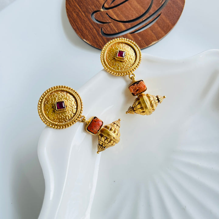 Komalika Flow Silver Earrings