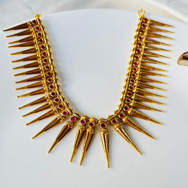 Noor Mahal Silver Necklace