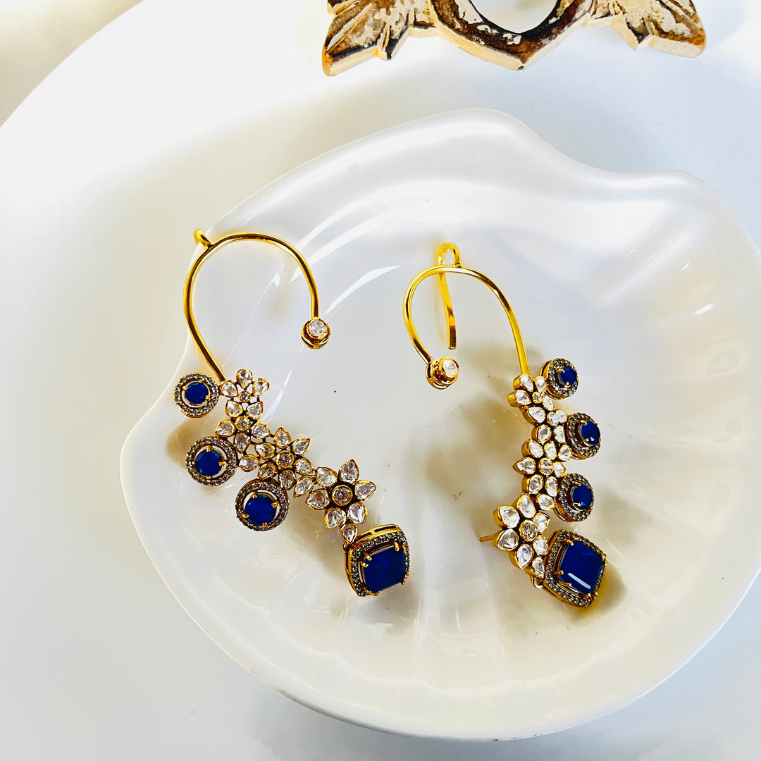 Padma Traditional Silver Earrings