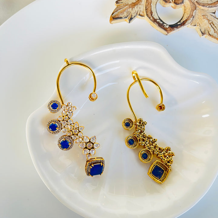 Padma Traditional Silver Earrings