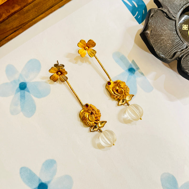 Vamika Herita Silver Earrings