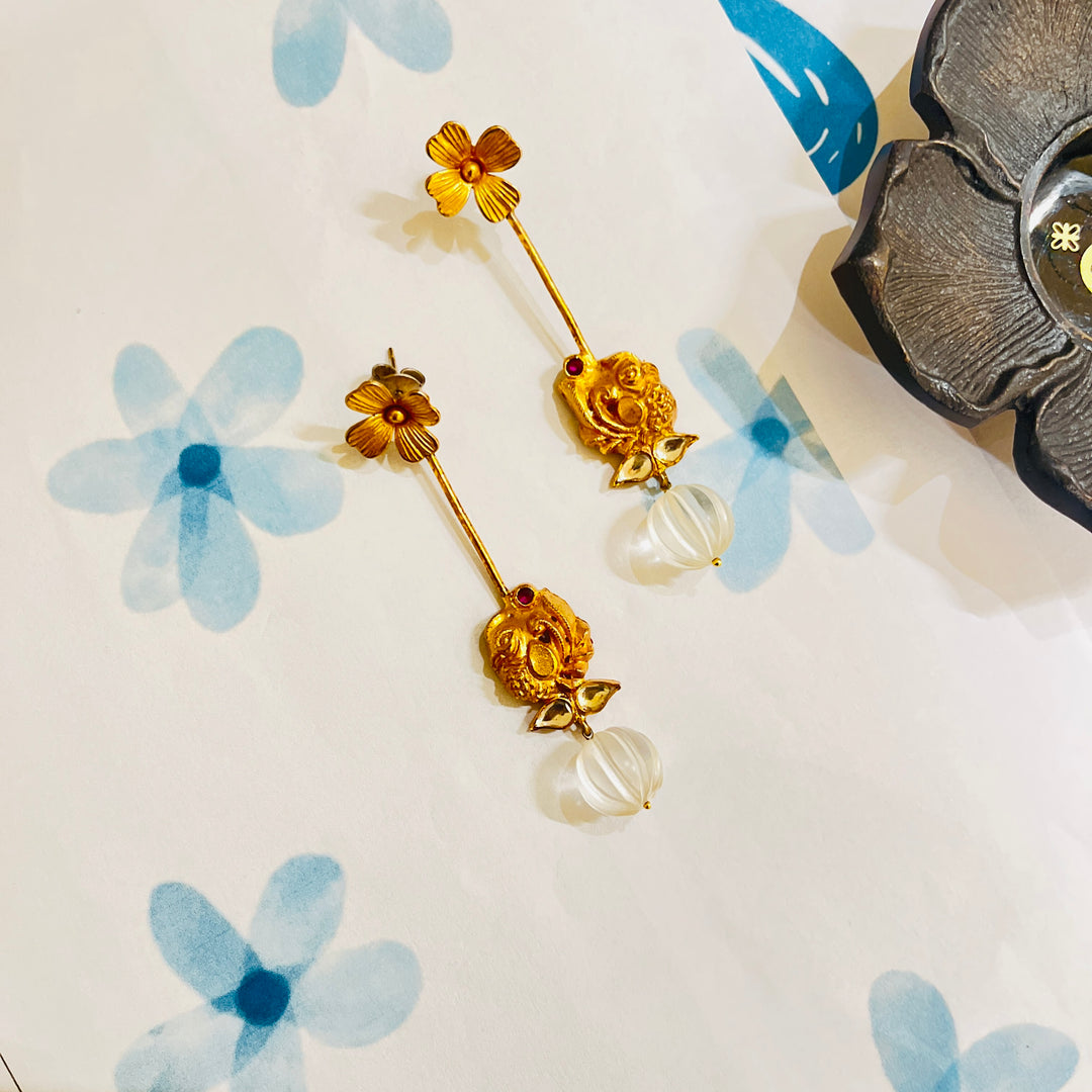 Vamika Herita Silver Earrings