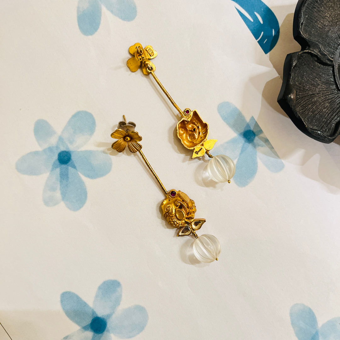 Vamika Herita Silver Earrings