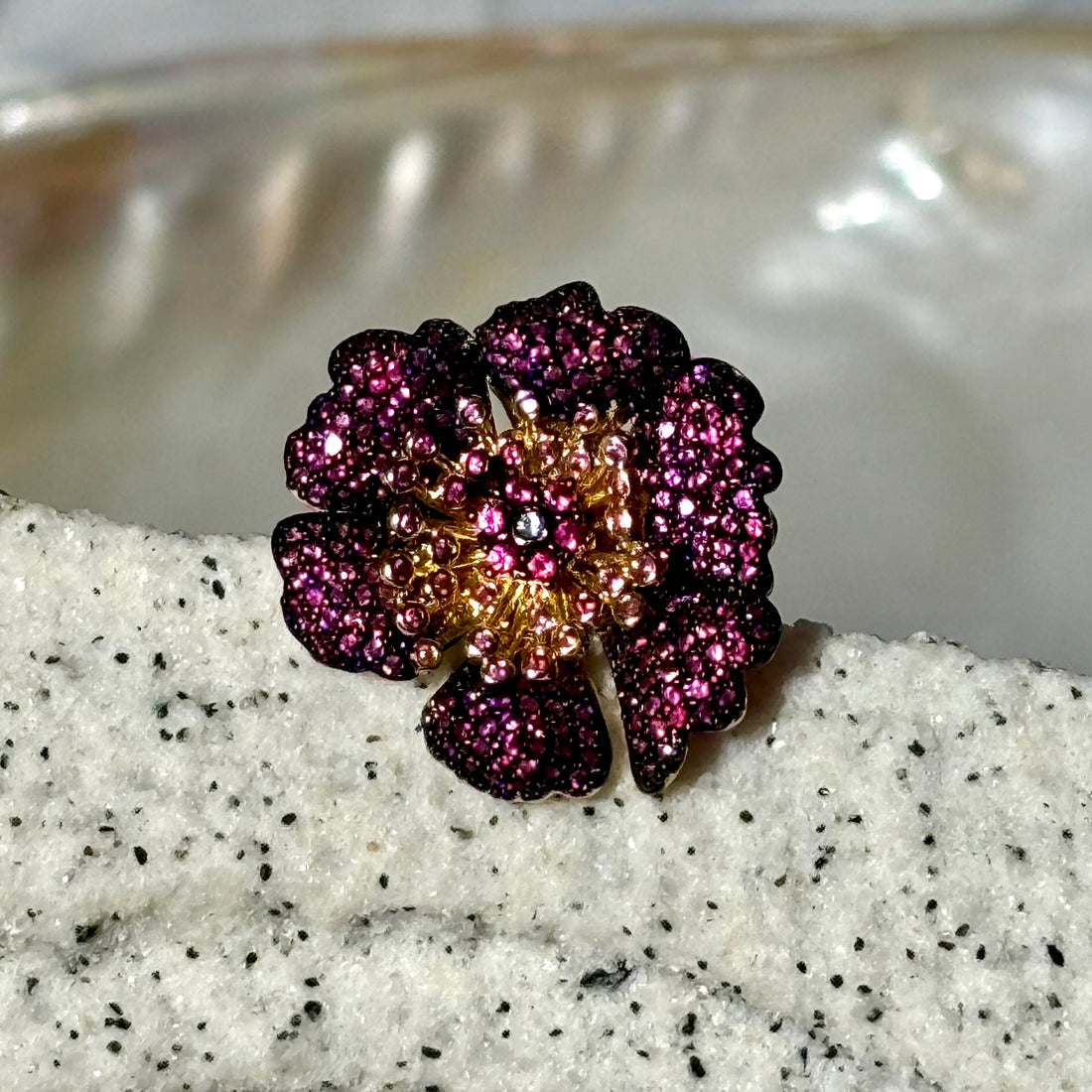 Radiant Pansy Ring