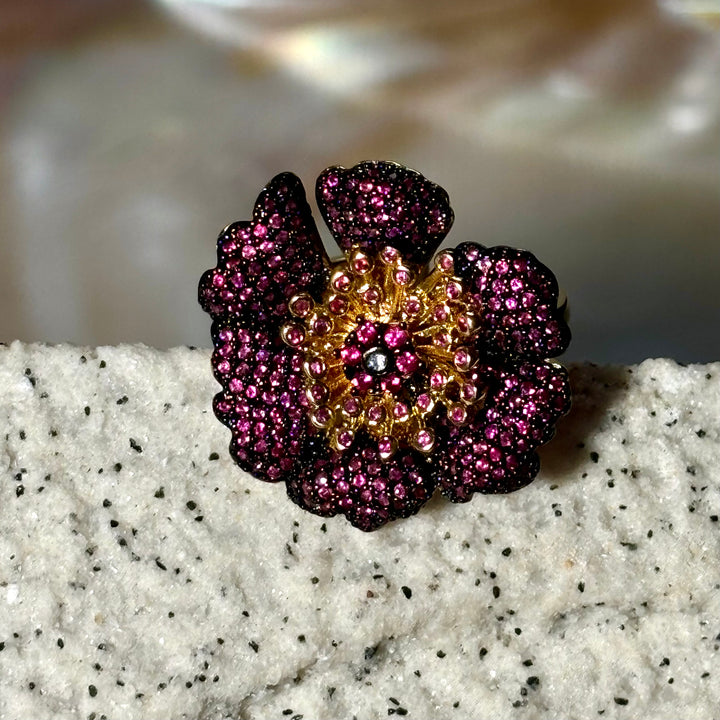 Radiant Pansy Ring