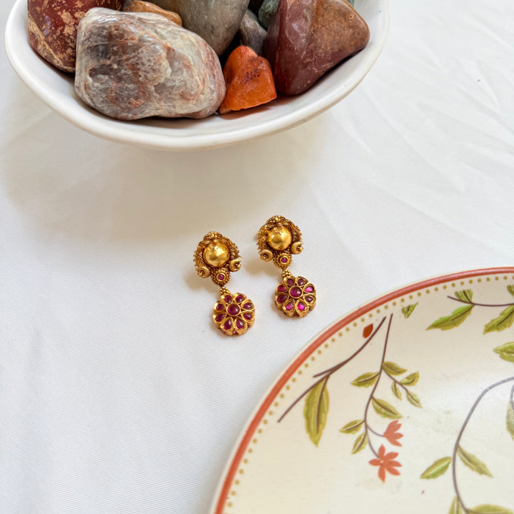 Rishika Silver Earrings