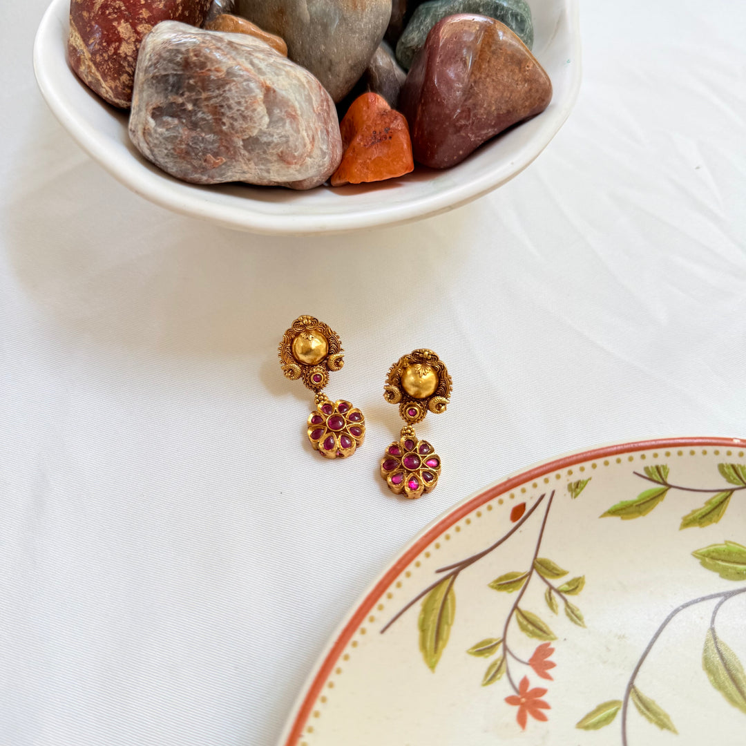 Rishika Silver Earrings