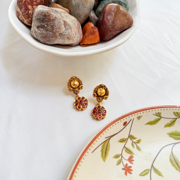 Rishika Silver Earrings