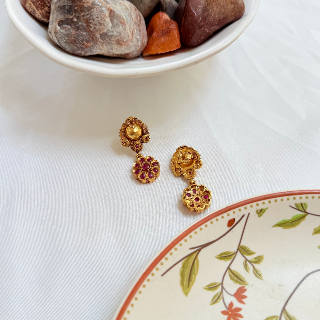 Rishika Silver Earrings