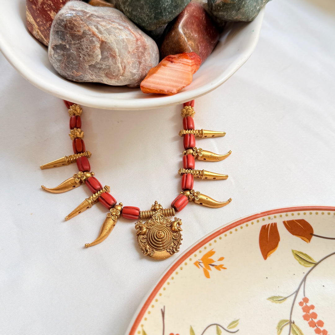 Dakshita Silver Necklace